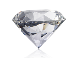 bländande diamant på transparent bakgrund png