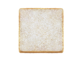 Slice of white bread transparent background png