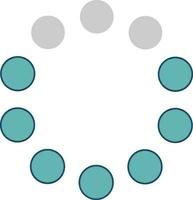 Circle infographic element for Business. vector