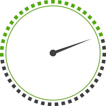 Circle infographic element with pointer. vector