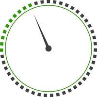 Circle infographic element with pointer. vector