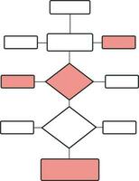 diagrama de flujo infografía para negocio. vector