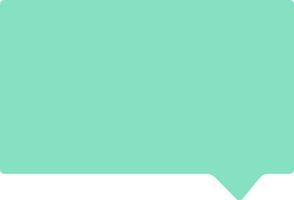 Flat illustration of green pointer. vector