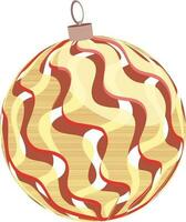 Creative beautiful Christmas Ball. vector