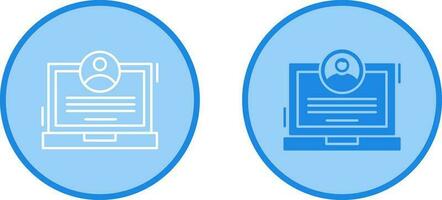CV Vector Icon
