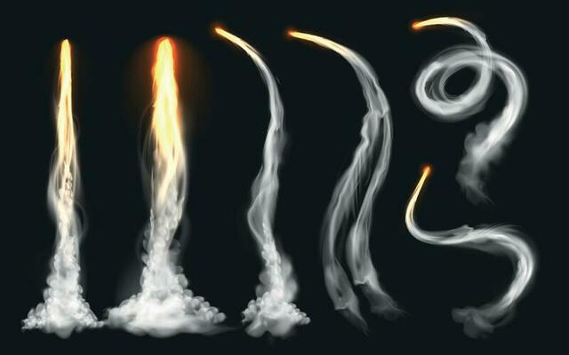 Rocket Trails Smoke Set