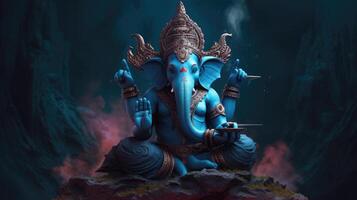 Ganesha illustration, Ganesh Chaturthi, Ganesh, Ganesha, Lord Ganesh, Lord Ganesha. photo