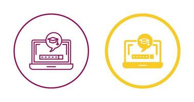 Digital Learning Vector Icon