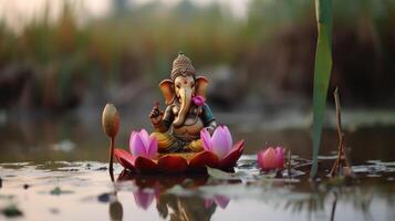 Ganesha illustration, Ganesh Chaturthi, Ganesh, Ganesha, Lord Ganesh, Lord Ganesha. photo