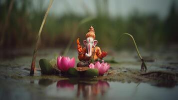 Ganesha illustration, Ganesh Chaturthi, Ganesh, Ganesha, Lord Ganesh, Lord Ganesha. photo