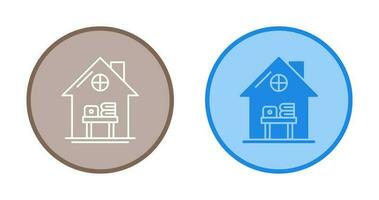 Home Work Place Vector Icon