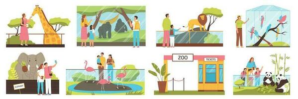 zoo composiciones conjunto vector