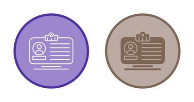 Id Card Vector Icon