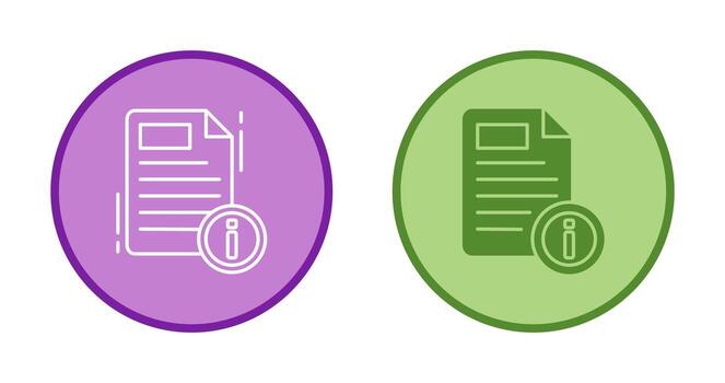 icono de vector de documento