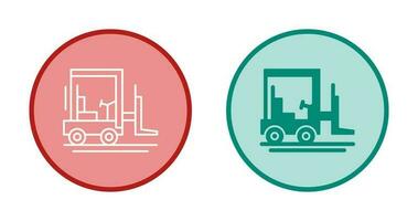 Forklift Vector Icon