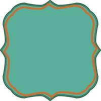 Blue frame with space for your message. vector