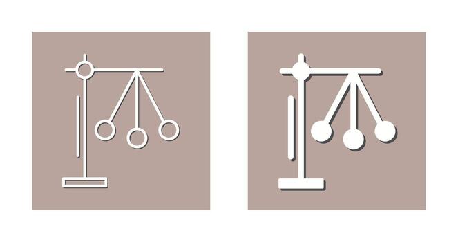icono de vector de péndulo
