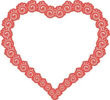 Soft focus valentine day concept heart. vector