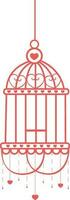 Background of  out of their cages concept vector. vector