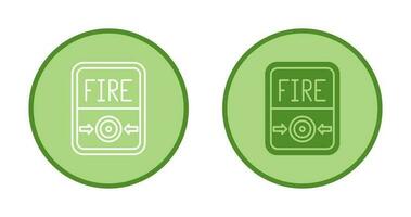 Fire Button Vector Icon