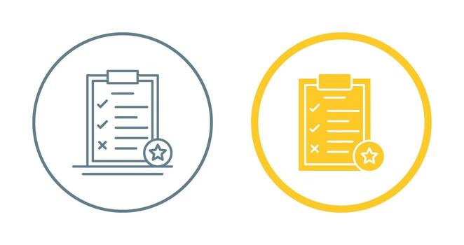 Task List Vector Icon