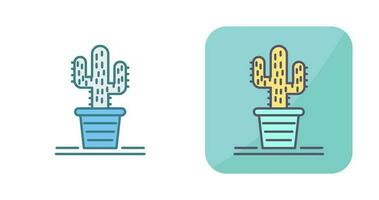 icono de vector de cactus