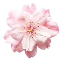 rosa sakura blomma isolerat på transparent bakgrund. ai genererad png