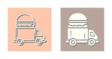 Fast Food Truck Vector Icon