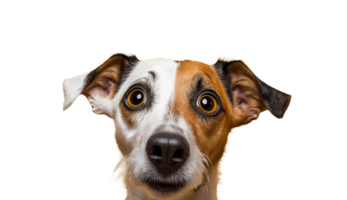 dier hond Aan transparant achtergrond, grappig hond geïsoleerd Aan wit, ontwerp elementen geïsoleerd Aan transparant achtergrond, kanaal grafisch voor overlays web ontwerp, digitaal kunst, PNG afbeelding, generatief ai