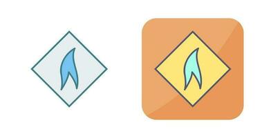 Flammable Material Vector Icon