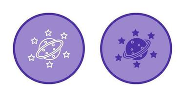 Saturn Vector Icon