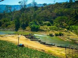 ruma, bandarban, bangladesh más hermosa turista lugar. colina naturaleza antecedentes. foto