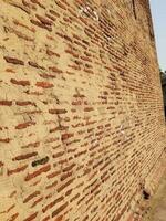 The outer wall of the Badshahi Fort photo