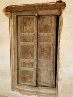 Old Wooden window in lahore photo