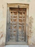 Old Wooden window in lahore photo