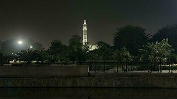 Manar Pakistan showing its beauty at night photo