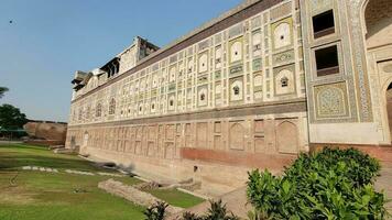 The conserved picture wall in Badshahi fort photo