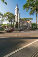 Ho Chi Minh, Viet Nam - 22 April 2023 Jeanne d'Arc church in Ho Chi Minh city, Vietnam photo