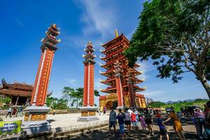 Bao Loc, Vietnam - 01 May 2023 Beautiful view of Bat Nha Pagoda in Bao loc city, Lam Dong province, Vietnam. photo