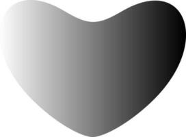 Heart icon love symbol in valentine day. vector