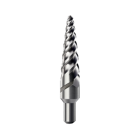 Step drill isolated on transparent background, created with png