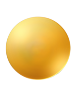 Golden adhesive sticker on transparent background, created with png