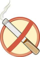 No Smoking sign or symbol. vector