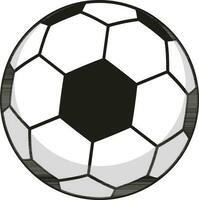 Illustration of soccer ball. vector