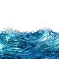 oceano onda isolado. ilustração ai generativo png