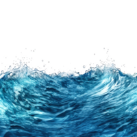 Ocean wave isolated. Illustration AI Generative png