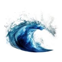 oceano onda isolato. illustrazione ai generativo png