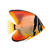 papillon poisson isolé. illustration ai génératif png