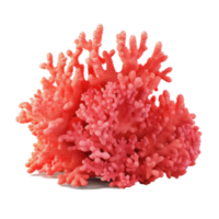 coral recife isolado. ilustração ai generativo png