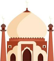 Illustration of Holy Mosque. vector